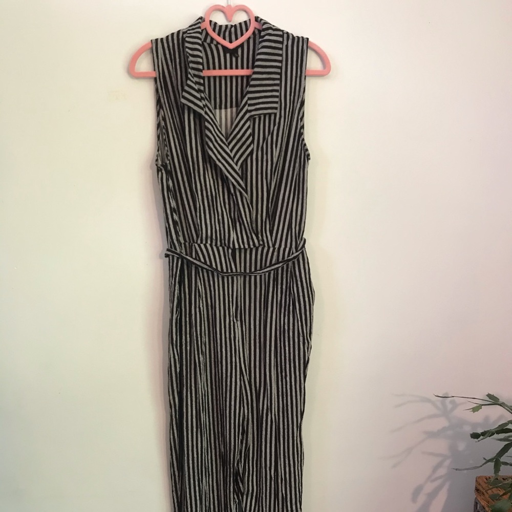 Striped jumpsuit